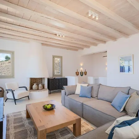 Vakantiehuis New Twin In Mykonos Pool & Stunning Views