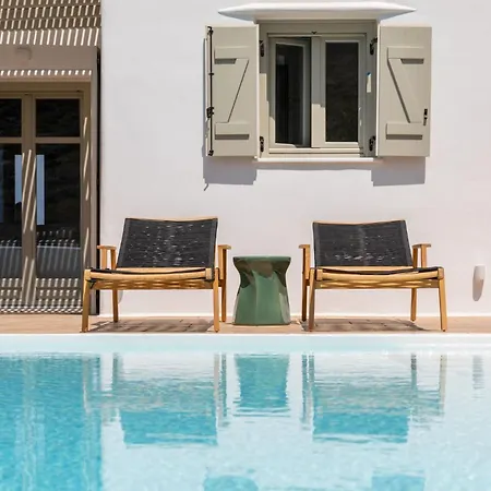 Vakantiehuis New Twin In Mykonos Pool & Stunning Views *