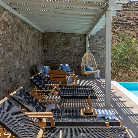 New Twin In Mykonos Pool & Stunning Views 度假居 *