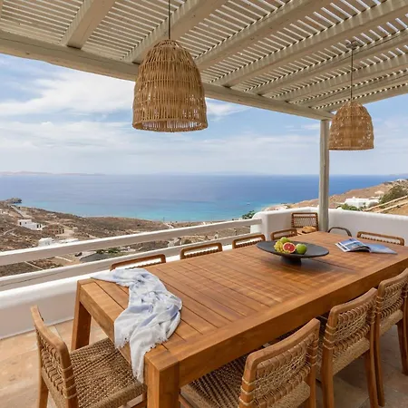 New Twin In Mykonos Pool & Stunning Views בית נופש *