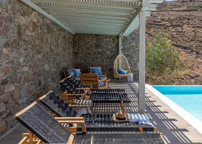 New Twin In Mykonos Pool & Stunning Views Сasa de vacaciones *