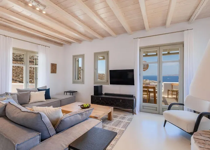 New Twin In Mykonos Pool & Stunning Views Fanari (Mykonos)